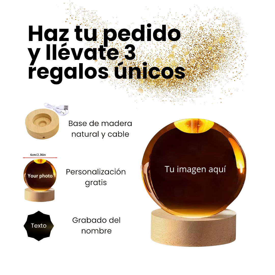 Esfera de Cristal Personalizada